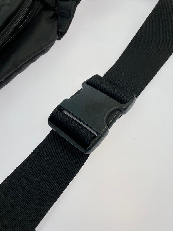 【中古品】【メンズ/レディース】 HEAD PORTER ヘッドポーター BLACK BEAUTY WAIST BAG ウエスト バッグ ショルダーバッグ ブラックビューティー カバン バッグ 188-251130-em-18-min カラー：ブラック 万代Net店