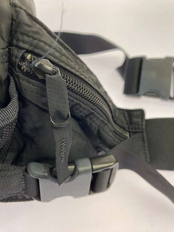 【中古品】【メンズ/レディース】 HEAD PORTER ヘッドポーター BLACK BEAUTY WAIST BAG ウエスト バッグ ショルダーバッグ ブラックビューティー カバン バッグ 188-251130-em-18-min カラー：ブラック 万代Net店