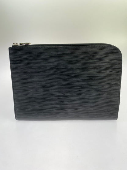 【中古品】【メンズ/レディース】 LOUIS VUITTON ルイ・ヴィトン エピ ポシェット ジュールPM NM2 クラッチバッグ M62646 179-251130-em-12-min カラー：ブラック 万代Net店