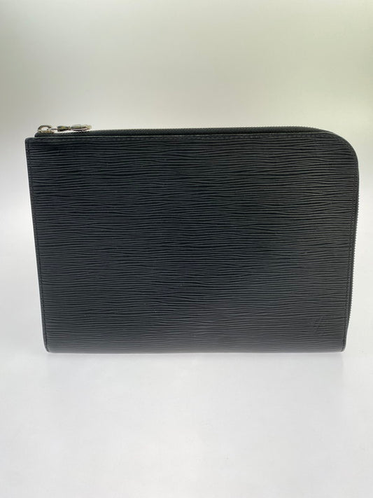 【中古品】【メンズ/レディース】 LOUIS VUITTON ルイ・ヴィトン エピ ポシェット ジュールPM NM2 クラッチバッグ M62646 179-251130-em-12-min カラー：ブラック 万代Net店