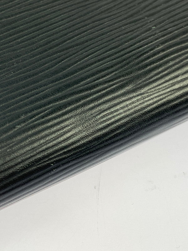 【中古品】【メンズ/レディース】 LOUIS VUITTON ルイ・ヴィトン エピ ポシェット ジュールPM NM2 クラッチバッグ M62646 179-251130-em-12-min カラー：ブラック 万代Net店