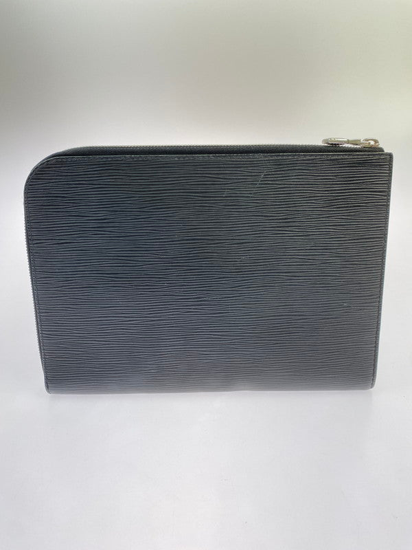 【中古品】【メンズ/レディース】 LOUIS VUITTON ルイ・ヴィトン エピ ポシェット ジュールPM NM2 クラッチバッグ M62646 179-251130-em-12-min カラー：ブラック 万代Net店