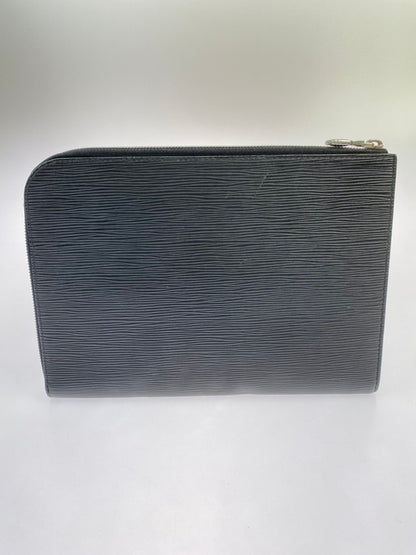 【中古品】【メンズ/レディース】 LOUIS VUITTON ルイ・ヴィトン エピ ポシェット ジュールPM NM2 クラッチバッグ M62646 179-251130-em-12-min カラー：ブラック 万代Net店