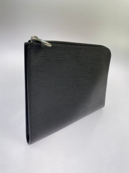【中古品】【メンズ/レディース】 LOUIS VUITTON ルイ・ヴィトン エピ ポシェット ジュールPM NM2 クラッチバッグ M62646 179-251130-em-12-min カラー：ブラック 万代Net店