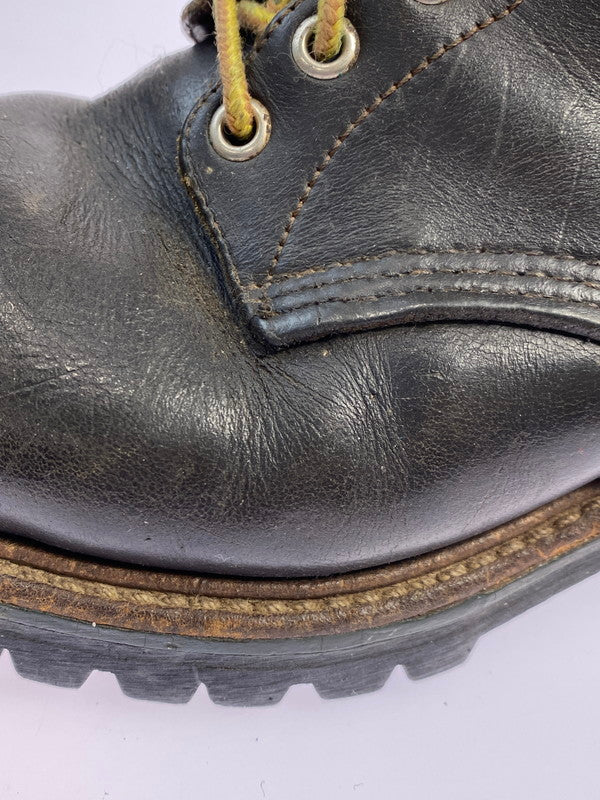 【現状渡し品】【メンズ】 RED WING レッドウィング LOGGER BOOTS 70~80S USA表記有プリントタグ ロガー ブーツ レザー 70～80年代 ヴィンテージ アメリカ製 メンズ ブーツ シューズ 靴 164-251130-em-06-min カラー：ブラック 万代Net店