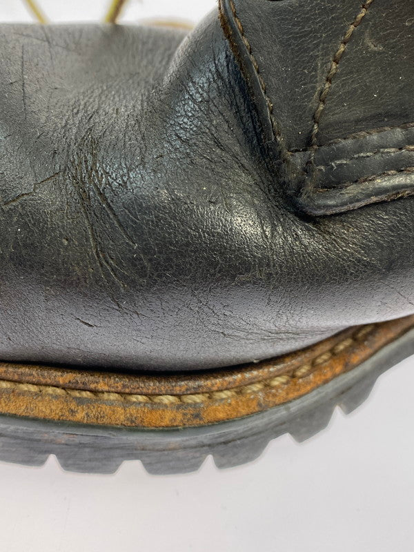 【現状渡し品】【メンズ】 RED WING レッドウィング LOGGER BOOTS 70~80S USA表記有プリントタグ ロガー ブーツ レザー 70～80年代 ヴィンテージ アメリカ製 メンズ ブーツ シューズ 靴 164-251130-em-06-min カラー：ブラック 万代Net店