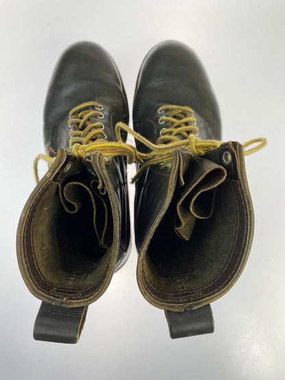 【現状渡し品】【メンズ】 RED WING レッドウィング LOGGER BOOTS 70~80S USA表記有プリントタグ ロガー ブーツ レザー 70～80年代 ヴィンテージ アメリカ製 メンズ ブーツ シューズ 靴 164-251130-em-06-min カラー：ブラック 万代Net店