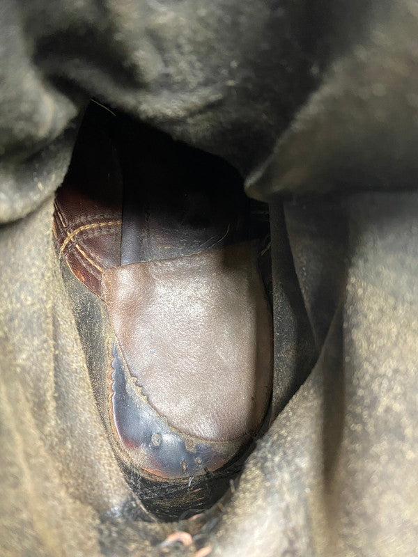 【現状渡し品】【メンズ】 RED WING レッドウィング LOGGER BOOTS 70~80S USA表記有プリントタグ ロガー ブーツ レザー 70～80年代 ヴィンテージ アメリカ製 メンズ ブーツ シューズ 靴 164-251130-em-06-min カラー：ブラック 万代Net店