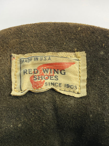 【現状渡し品】【メンズ】 RED WING レッドウィング LOGGER BOOTS 70~80S USA表記有プリントタグ ロガー ブーツ レザー 70～80年代 ヴィンテージ アメリカ製 メンズ ブーツ シューズ 靴 164-251130-em-06-min カラー：ブラック 万代Net店