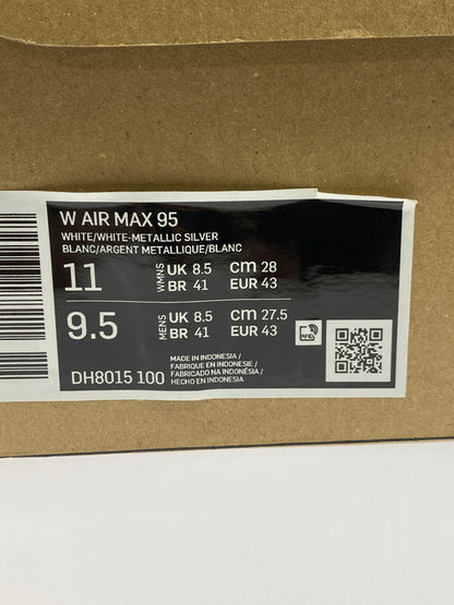 【中古美品】【メンズ】 NIKE ナイキ AIR MAX 95 NEXT NATURE TRIPLE WHITE DH8015-100 ウィメンズ エアマックス 95 ネクストネイチャー スニーカー 160-251124-em-16-min サイズ：28.0cm カラー：ホワイト 万代Net店