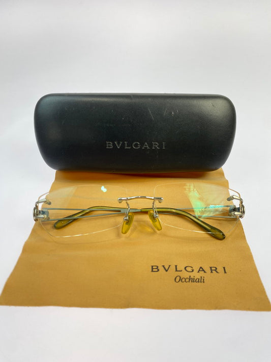 【中古品】【レディース】 BVLGARI ブルガリ リムレス メガネ アイウェア アクセサリー フレームレス サングラス 183-251129-kk-44-min サイズ：表記無し カラー：ゴールド 万代Net店