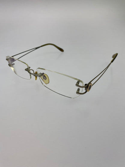【中古品】【レディース】 BVLGARI ブルガリ リムレス メガネ アイウェア アクセサリー フレームレス サングラス 183-251129-kk-44-min サイズ：表記無し カラー：ゴールド 万代Net店