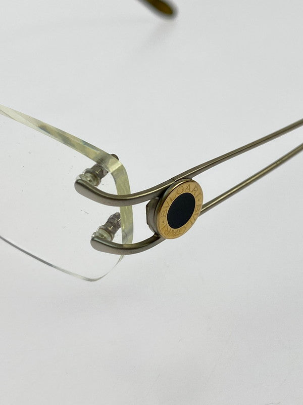【中古品】【レディース】 BVLGARI ブルガリ リムレス メガネ アイウェア アクセサリー フレームレス サングラス 183-251129-kk-44-min サイズ：表記無し カラー：ゴールド 万代Net店