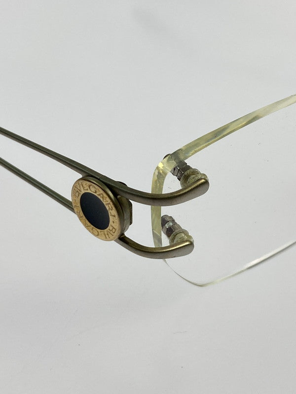 【中古品】【レディース】 BVLGARI ブルガリ リムレス メガネ アイウェア アクセサリー フレームレス サングラス 183-251129-kk-44-min サイズ：表記無し カラー：ゴールド 万代Net店