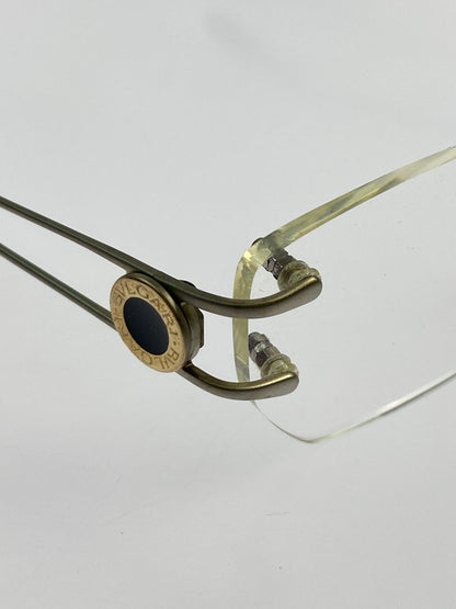 【中古品】【レディース】 BVLGARI ブルガリ リムレス メガネ アイウェア アクセサリー フレームレス サングラス 183-251129-kk-44-min サイズ：表記無し カラー：ゴールド 万代Net店