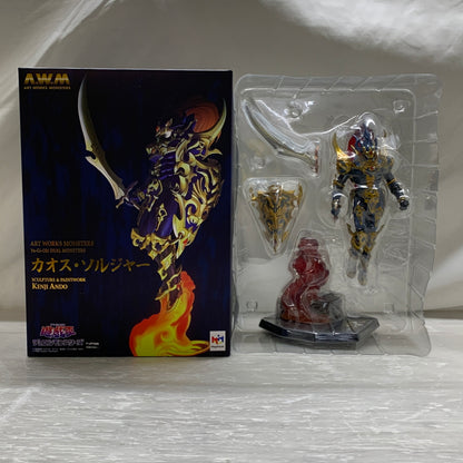 【中古品】 遊☆戯☆王デュエルモンスターズ ART WORKS MONSTERS カオス・ソルジャー フィギュア メガハウス 051-260721-em-06-min 万代Net店