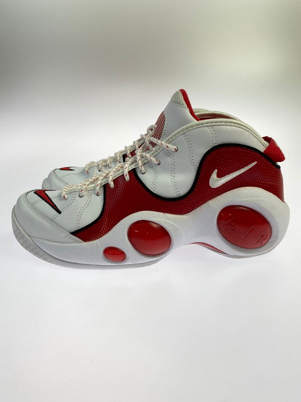 【中古品】【メンズ】 NIKE ナイキ AIR ZOOM FLIGHT 95 TRUE RED DX1165-100 エアズームフライト95 トゥルーレッド スニーカー メンズ 靴 シューズ 160-251124-em-09-min サイズ：26.5cm カラー：ホワイト/レッド 万代Net店