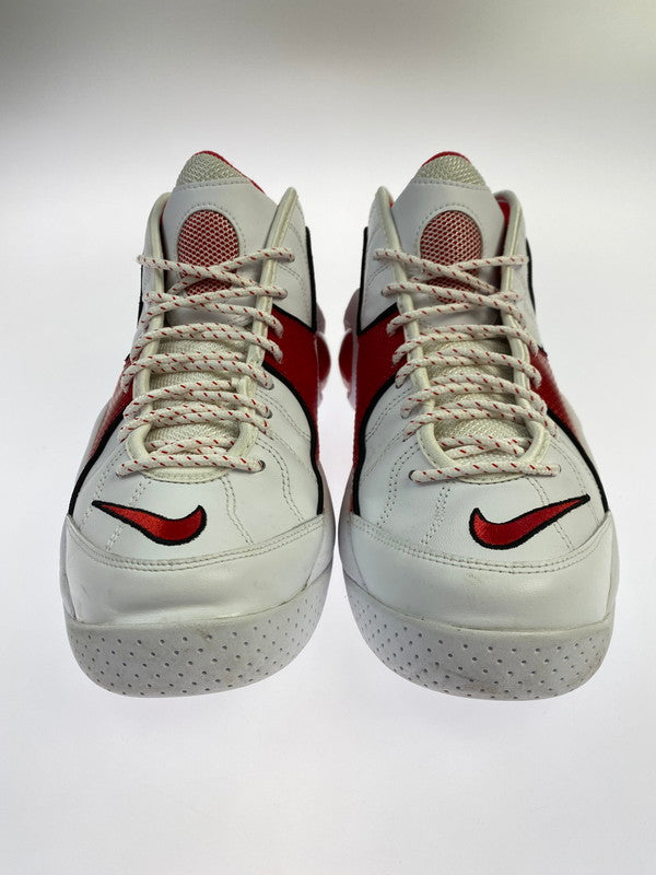 【中古品】【メンズ】 NIKE ナイキ AIR ZOOM FLIGHT 95 TRUE RED DX1165-100 エアズームフライト95 トゥルーレッド スニーカー メンズ 靴 シューズ 160-251124-em-09-min サイズ：26.5cm カラー：ホワイト/レッド 万代Net店