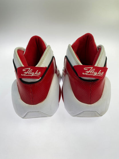 【中古品】【メンズ】 NIKE ナイキ AIR ZOOM FLIGHT 95 TRUE RED DX1165-100 エアズームフライト95 トゥルーレッド スニーカー メンズ 靴 シューズ 160-251124-em-09-min サイズ：26.5cm カラー：ホワイト/レッド 万代Net店