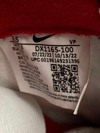 【中古品】【メンズ】 NIKE ナイキ AIR ZOOM FLIGHT 95 TRUE RED DX1165-100 エアズームフライト95 トゥルーレッド スニーカー メンズ 靴 シューズ 160-251124-em-09-min サイズ：26.5cm カラー：ホワイト/レッド 万代Net店