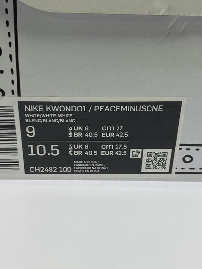 【中古品】【メンズ】 NIKE ナイキ ×PEACEMINUSONE ピースマイナスワン KWONDO1 WHITE DH2482-100 クウォンド1 ジードラゴン スニーカー メンズ 靴 シューズ 160-251124-em-11-min サイズ：27.0cm カラー：ホワイト 万代Net店