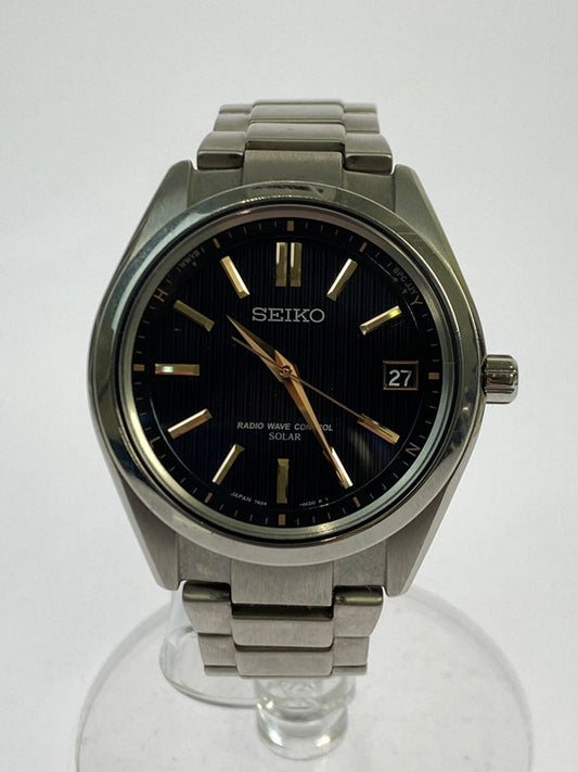 【中古品】【メンズ】 SEIKO セイコー BROGHTZ SAGZ083 7B24-0BH0 ブライツ ソーラー電波クォーツ 腕時計 197-251129-kk-52-min カラー：シルバー 万代Net店