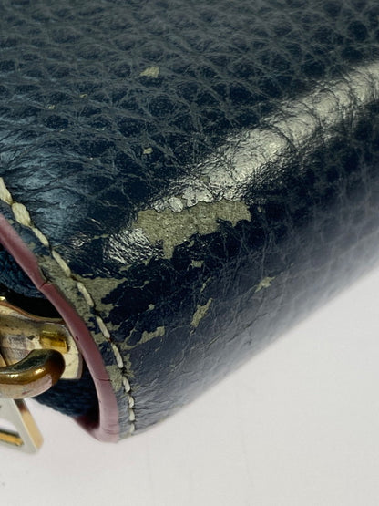 【現状渡し品】【レディース】 COACH コーチ ラウンドファスナー シグネチャー アコーディオン ジップアラウンド ウォレット F53769 長財布 ラウンドファスナーウォレット 181-251129-kk-42-min カラー：ミッドナイトブルー 万代Net店