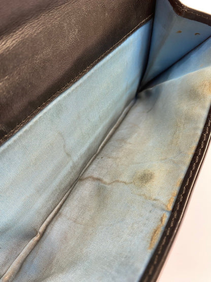 【現状渡し品】【レディース】 COACH コーチ ターンロックエンボスパテント スリム ロングウォレット F43583SV 長財布 181-251129-kk-41-min カラー：ブラック 万代Net店