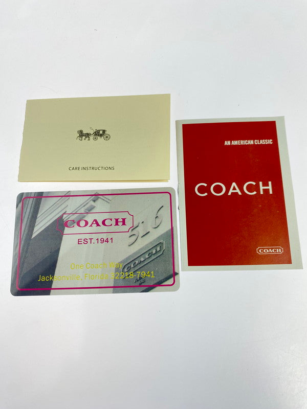 【現状渡し品】【レディース】 COACH コーチ ターンロックエンボスパテント スリム ロングウォレット F43583SV 長財布 181-251129-kk-41-min カラー：ブラック 万代Net店