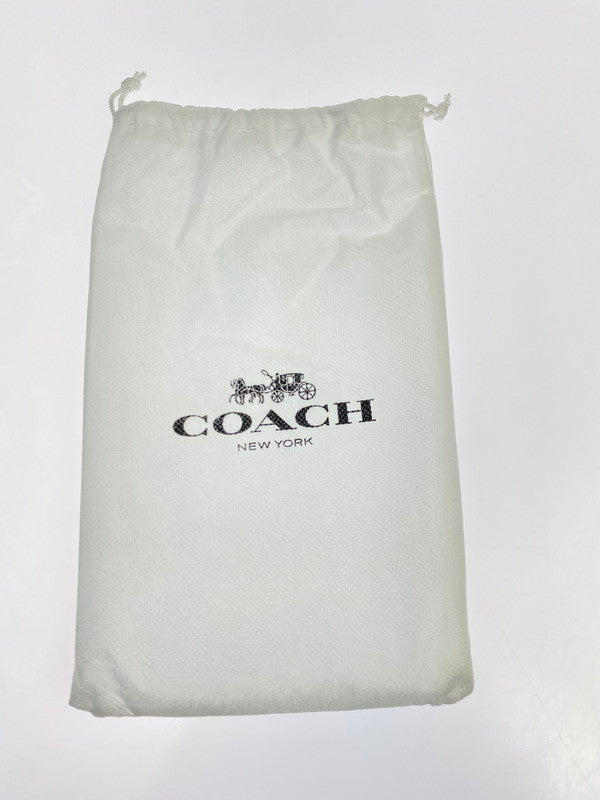 【現状渡し品】【レディース】 COACH コーチ ターンロックエンボスパテント スリム ロングウォレット F43583SV 長財布 181-251129-kk-41-min カラー：ブラック 万代Net店