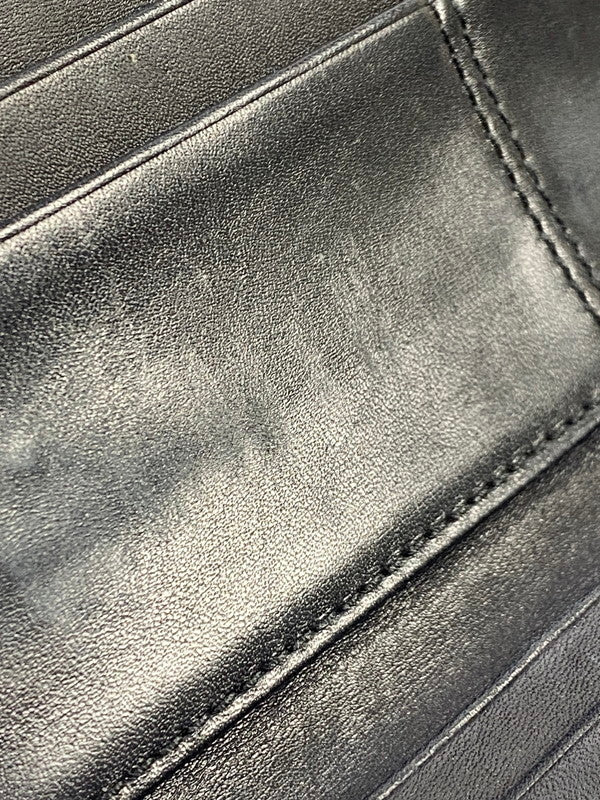 【現状渡し品】【レディース】 COACH コーチ ターンロックエンボスパテント スリム ロングウォレット F43583SV 長財布 181-251129-kk-41-min カラー：ブラック 万代Net店