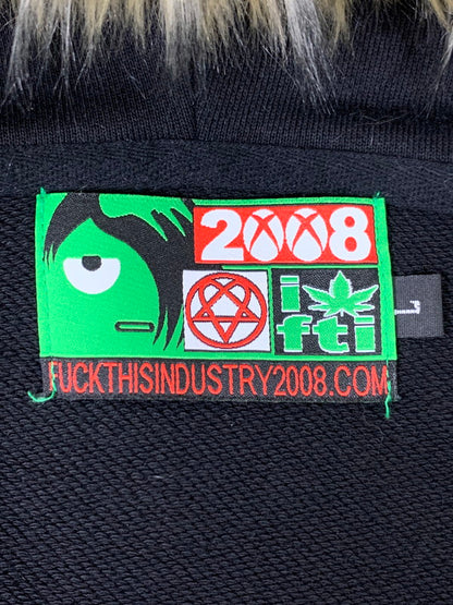 【中古品】【メンズ】 FUCK THIS INDUSTRY ファック ディス インダストリー FAR FULL ZIP HOODIE ファー フルジップ フーディ パーカー トップス 142-251126-jt-05-min サイズ：L カラー：ブラック 万代Net店