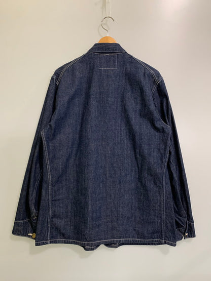 【中古美品】【メンズ】 WAREHOUSE ウエアハウス 20'S UNIQUE POCKET DENIM COVERALL 20年代ユニーク ポケット デニム カバーオール アウター 145-251126-jt-01-min サイズ：40 カラー：インディゴ 万代Net店