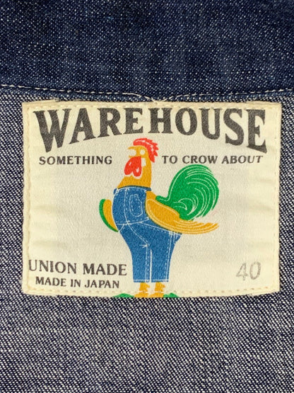 【中古美品】【メンズ】 WAREHOUSE ウエアハウス 20'S UNIQUE POCKET DENIM COVERALL 20年代ユニーク ポケット デニム カバーオール アウター 145-251126-jt-01-min サイズ：40 カラー：インディゴ 万代Net店
