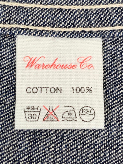 【中古美品】【メンズ】 WAREHOUSE ウエアハウス 20'S UNIQUE POCKET DENIM COVERALL 20年代ユニーク ポケット デニム カバーオール アウター 145-251126-jt-01-min サイズ：40 カラー：インディゴ 万代Net店