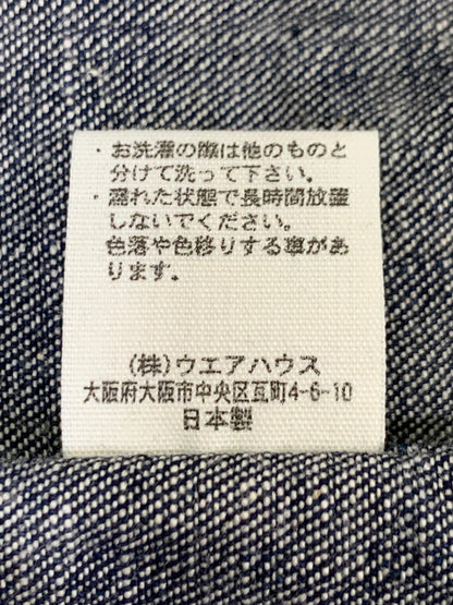 【中古美品】【メンズ】 WAREHOUSE ウエアハウス 20'S UNIQUE POCKET DENIM COVERALL 20年代ユニーク ポケット デニム カバーオール アウター 145-251126-jt-01-min サイズ：40 カラー：インディゴ 万代Net店