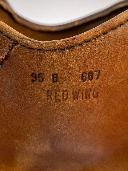 【現状渡し品】【メンズ】 RED WING レッドウィング PECOS BOOTS 90'S プリント羽タグ 1155 ペコス ブーツ 90年代 ウェスタン ブーツ メンズ 靴 ヴィンテージ 164-251130-em-08-min カラー：ブラウン 万代Net店