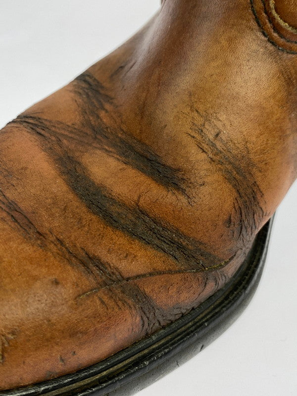 【現状渡し品】【メンズ】 RED WING レッドウィング PECOS BOOTS 90'S プリント羽タグ 1155 ペコス ブーツ 90年代 ウェスタン ブーツ メンズ 靴 ヴィンテージ 164-251130-em-08-min カラー：ブラウン 万代Net店