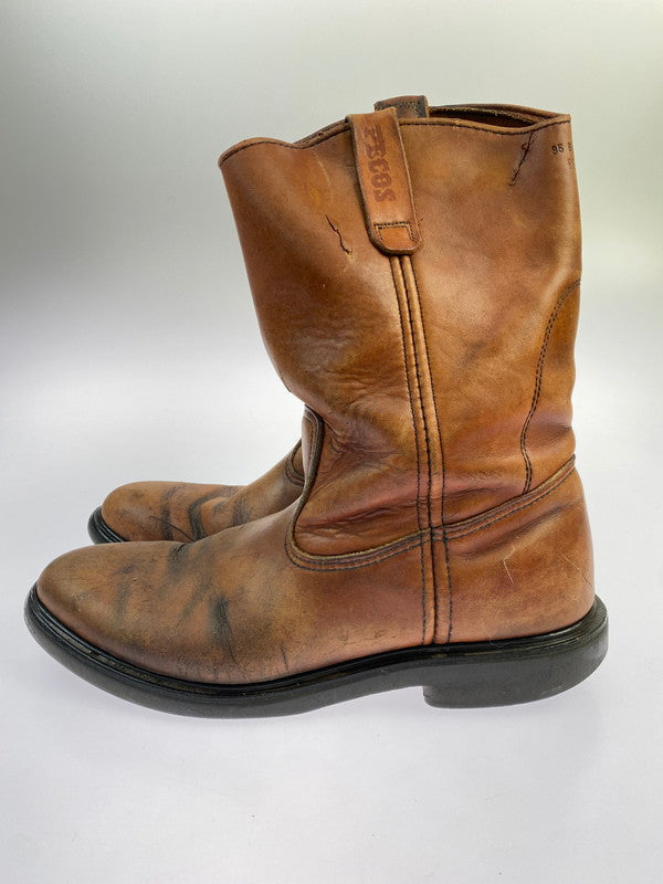 【現状渡し品】【メンズ】 RED WING レッドウィング PECOS BOOTS 90'S プリント羽タグ 1155 ペコス ブーツ 90年代 ウェスタン ブーツ メンズ 靴 ヴィンテージ 164-251130-em-08-min カラー：ブラウン 万代Net店