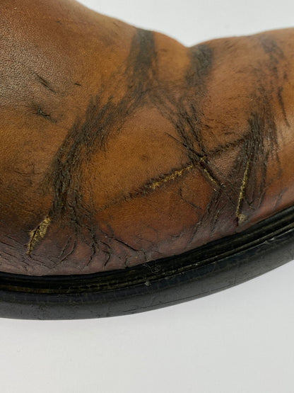 【現状渡し品】【メンズ】 RED WING レッドウィング PECOS BOOTS 90'S プリント羽タグ 1155 ペコス ブーツ 90年代 ウェスタン ブーツ メンズ 靴 ヴィンテージ 164-251130-em-08-min カラー：ブラウン 万代Net店