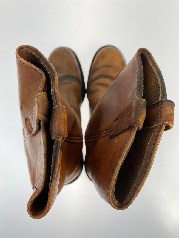 【現状渡し品】【メンズ】 RED WING レッドウィング PECOS BOOTS 90'S プリント羽タグ 1155 ペコス ブーツ 90年代 ウェスタン ブーツ メンズ 靴 ヴィンテージ 164-251130-em-08-min カラー：ブラウン 万代Net店