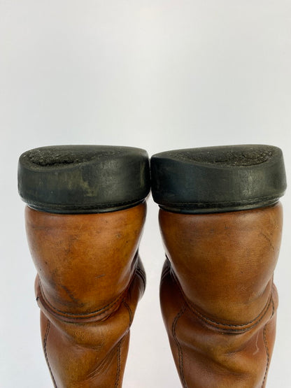 【現状渡し品】【メンズ】 RED WING レッドウィング PECOS BOOTS 90'S プリント羽タグ 1155 ペコス ブーツ 90年代 ウェスタン ブーツ メンズ 靴 ヴィンテージ 164-251130-em-08-min カラー：ブラウン 万代Net店