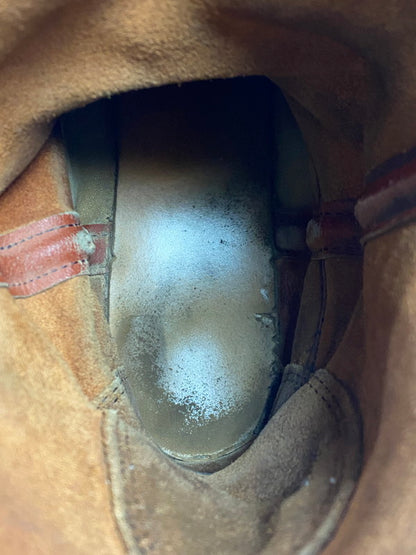 【現状渡し品】【メンズ】 RED WING レッドウィング PECOS BOOTS 90'S プリント羽タグ 1155 ペコス ブーツ 90年代 ウェスタン ブーツ メンズ 靴 ヴィンテージ 164-251130-em-08-min カラー：ブラウン 万代Net店