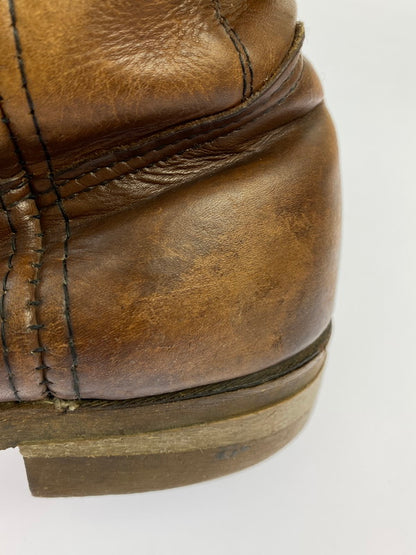 【現状渡し品】【メンズ】 RED WING レッドウィング PECOS BOOTS 90'S プリント羽タグ 1155 ペコス ブーツ 90年代 ウェスタン ブーツ メンズ 靴 ヴィンテージ 164-251130-em-07-min カラー：ブラウン 万代Net店