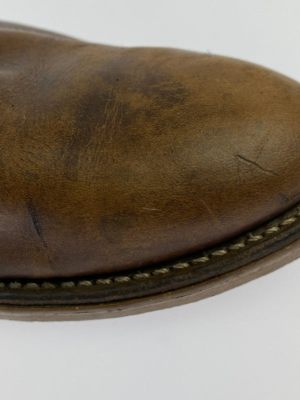 【現状渡し品】【メンズ】 RED WING レッドウィング PECOS BOOTS 90'S プリント羽タグ 1155 ペコス ブーツ 90年代 ウェスタン ブーツ メンズ 靴 ヴィンテージ 164-251130-em-07-min カラー：ブラウン 万代Net店