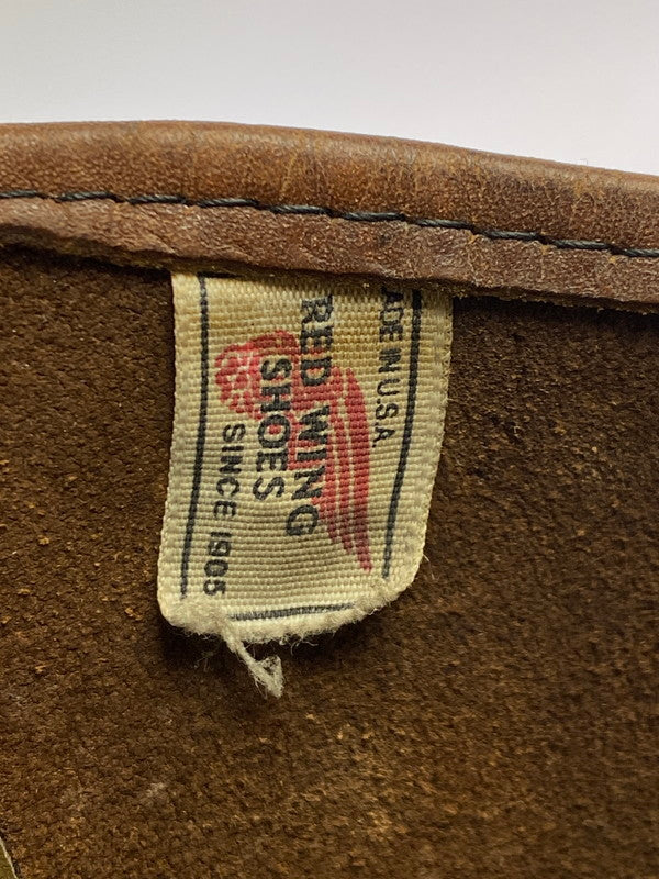 【現状渡し品】【メンズ】 RED WING レッドウィング PECOS BOOTS 90'S プリント羽タグ 1155 ペコス ブーツ 90年代 ウェスタン ブーツ メンズ 靴 ヴィンテージ 164-251130-em-07-min カラー：ブラウン 万代Net店