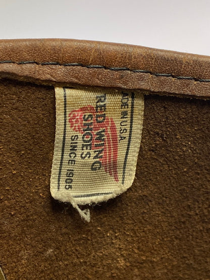 【現状渡し品】【メンズ】 RED WING レッドウィング PECOS BOOTS 90'S プリント羽タグ 1155 ペコス ブーツ 90年代 ウェスタン ブーツ メンズ 靴 ヴィンテージ 164-251130-em-07-min カラー：ブラウン 万代Net店