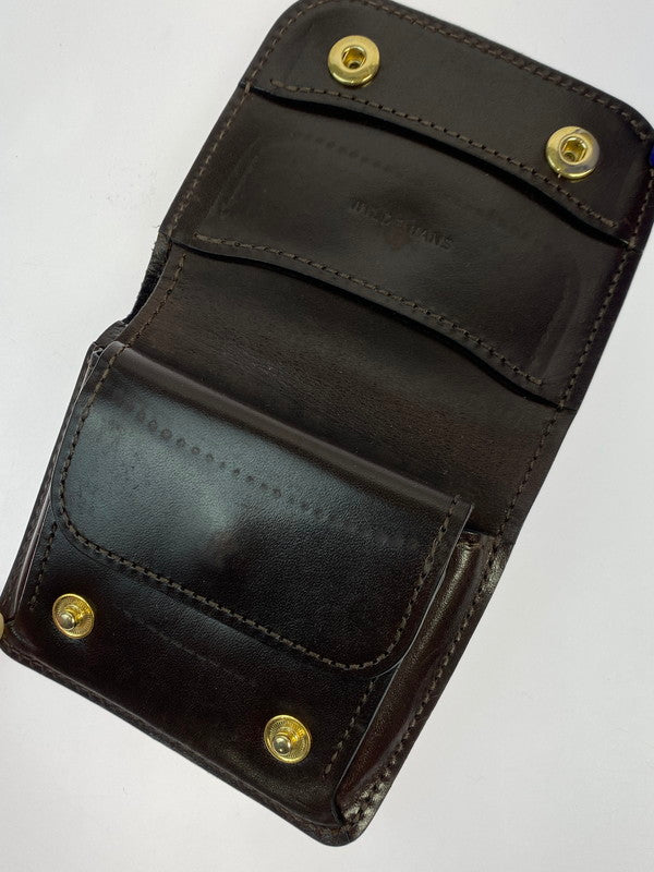 【中古品】【メンズ】 WILDSWANS ワイルドスワンズ CASA カーサ コンパクトウォレット レザーミニ財布 200-251129-kk-53-min カラー：ブラウン 万代Net店