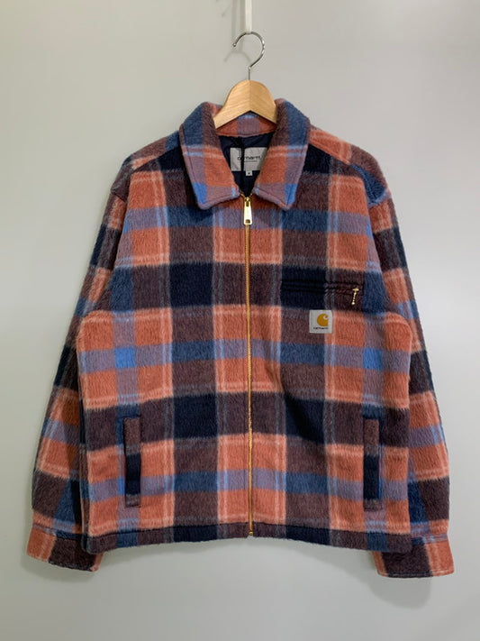 【中古美品】【メンズ】 Carhartt カーハート WIP ダブリュー アイー ピー KYRON SHIRT JAC カイロン シャツ ジャケット アウター 142-251126-jt-07-min サイズ：M カラー：オレンジ/ブルー 万代Net店