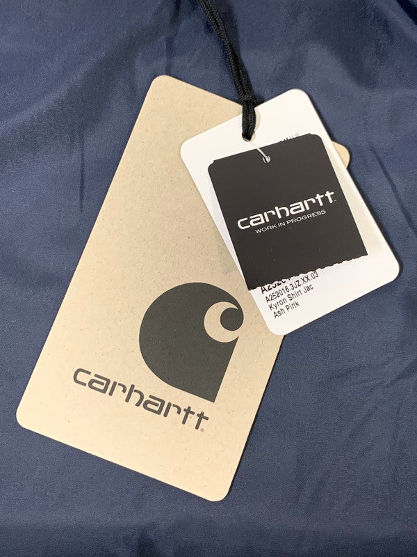 【中古美品】【メンズ】 Carhartt カーハート WIP ダブリュー アイー ピー KYRON SHIRT JAC カイロン シャツ ジャケット アウター 142-251126-jt-07-min サイズ：M カラー：オレンジ/ブルー 万代Net店